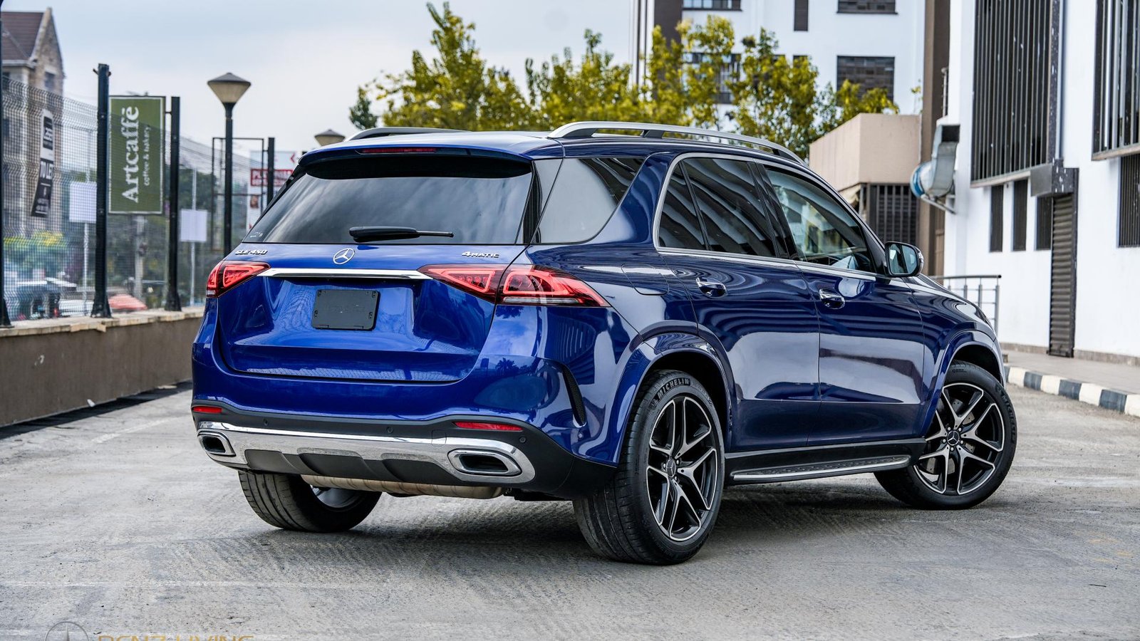 2019 Metallic blue GLE450 AMG line