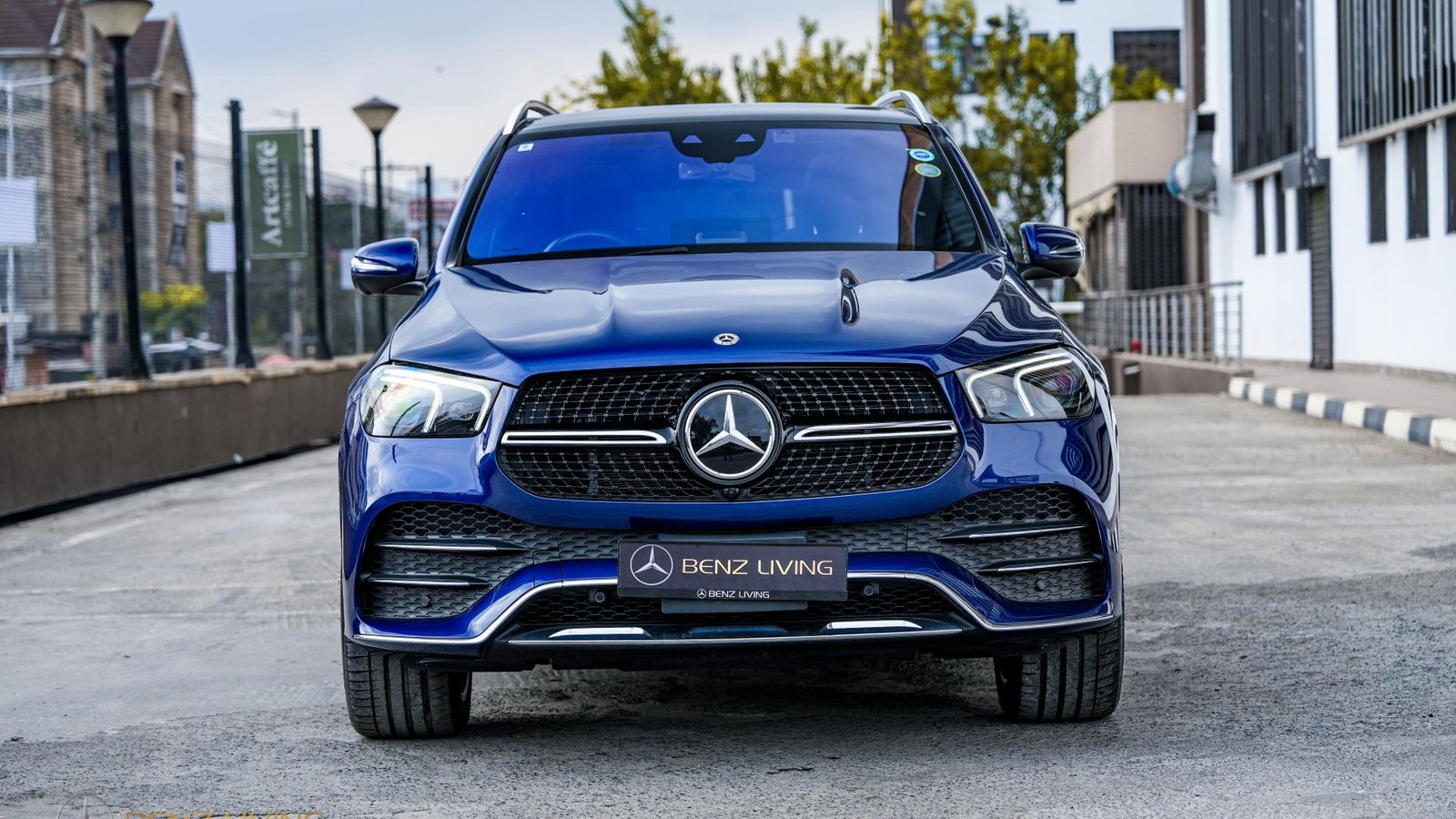 2019 Metallic blue GLE450 AMG line