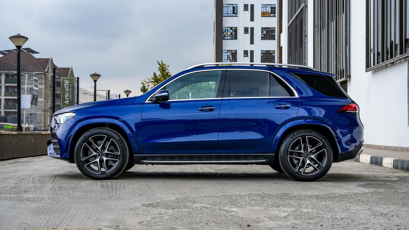 2019 Metallic blue GLE450 AMG line